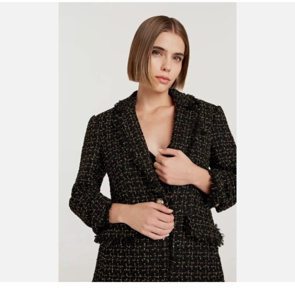Cinq a Sept Sylvie Boucle Khloe Blazer Jacket - Picture 3 of 9